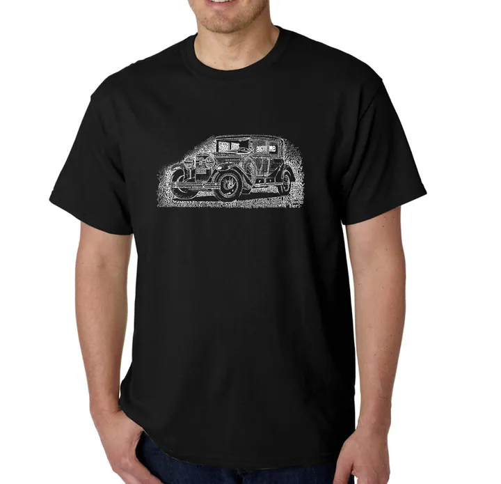 Los Angeles Pop Art Legendary Mobsters - Men's Word Art T-Shirt