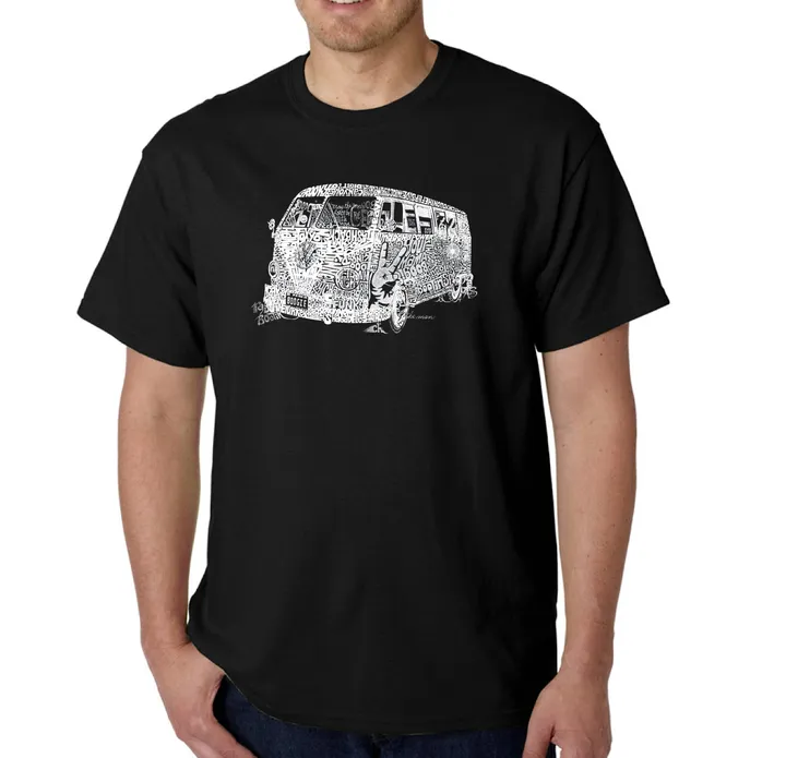 Los Angeles Pop Art THE 70'S - Men's Word Art T-Shirt