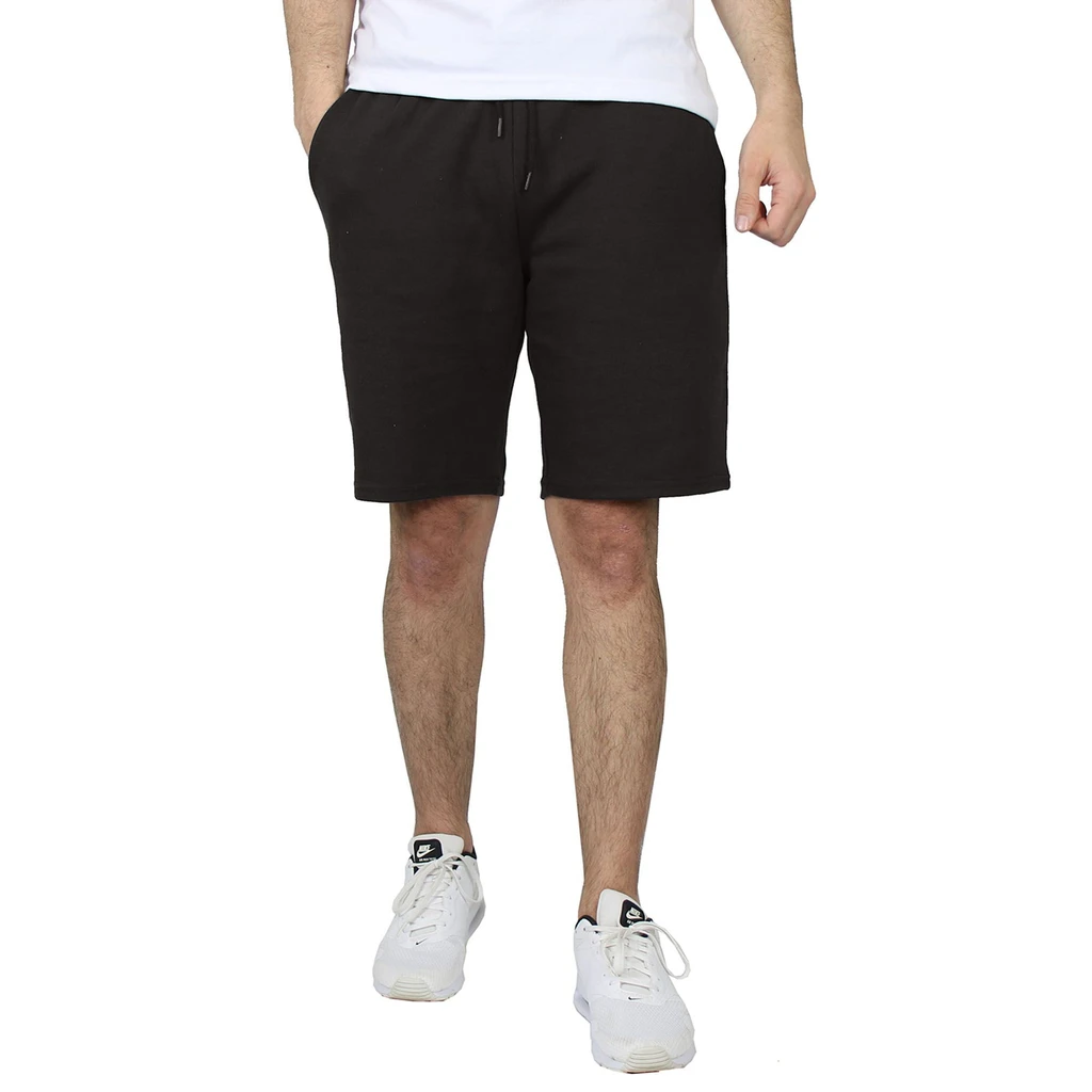 Galaxy by Harvic Men's Tech Fleece Performance Shorts with Zipper Pocket