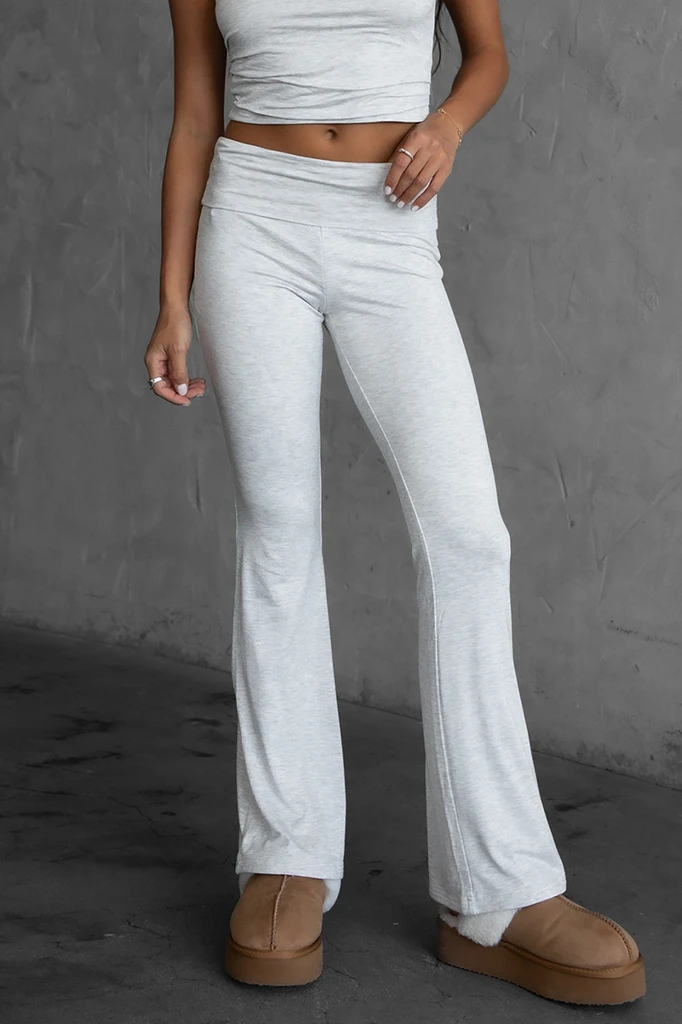 Tic Toc Cora Fold Over Flare Leggings