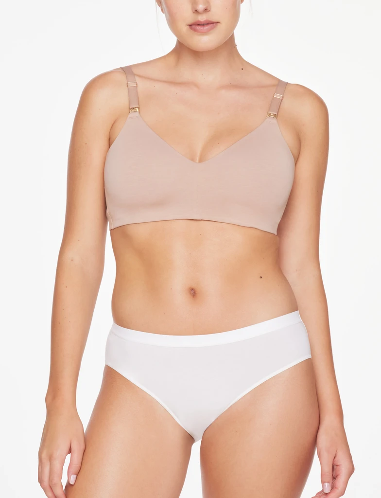 ThirdLove Organic Cloud Cotton Wireless Nursing Bra Bundle