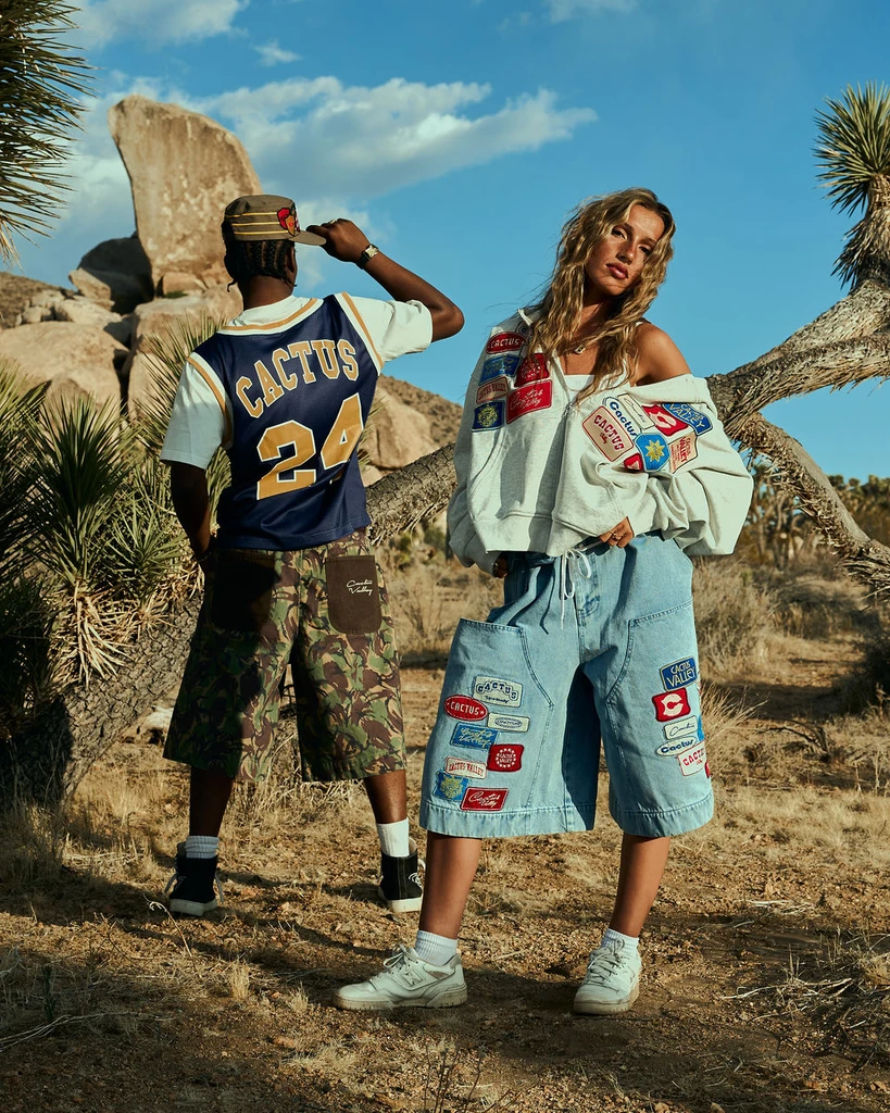 AZVA Kris Kross Baggy Fit Jersey Tee