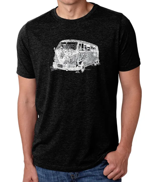 Los Angeles Pop Art THE 70'S - Men's Premium Blend Word Art T-Shirt