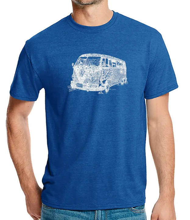 Los Angeles Pop Art THE 70'S - Men's Premium Blend Word Art T-Shirt