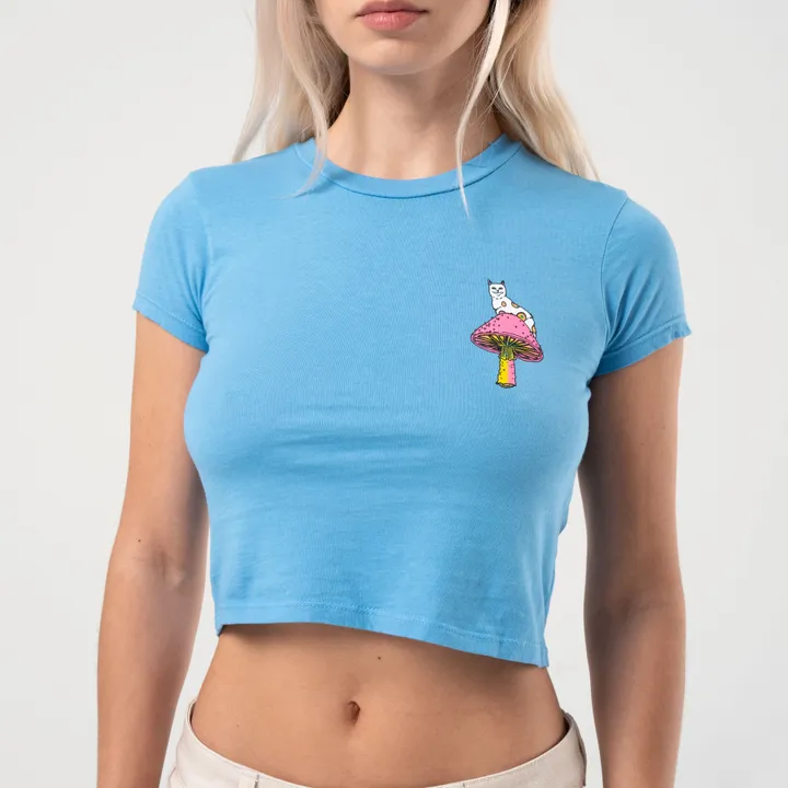 RIPNDIP Psychedelic Cropped Baby Tee
