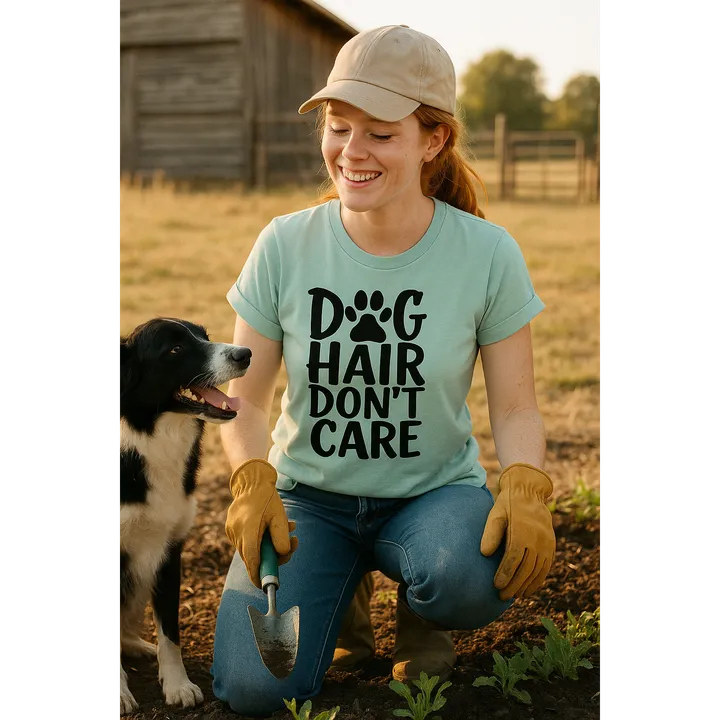 Furr Baby Gifts Dog Hair Don't Care T-Shirt