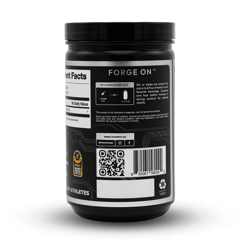 IRONWRX IRONWRX Creatine Monohydrate | Power | Muscle | Brain Function