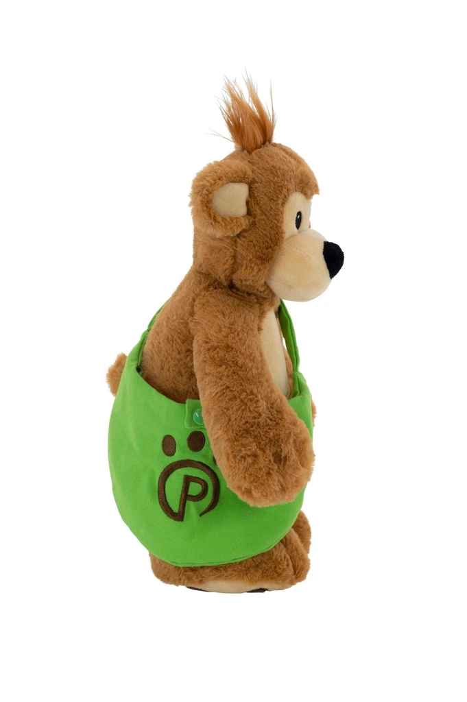 Snugible Pawley The Teddy Bear - Stuffed Animal With Matching Bags