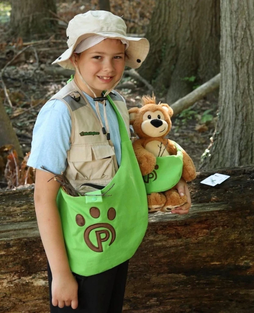 Snugible Pawley The Teddy Bear - Stuffed Animal With Matching Bags