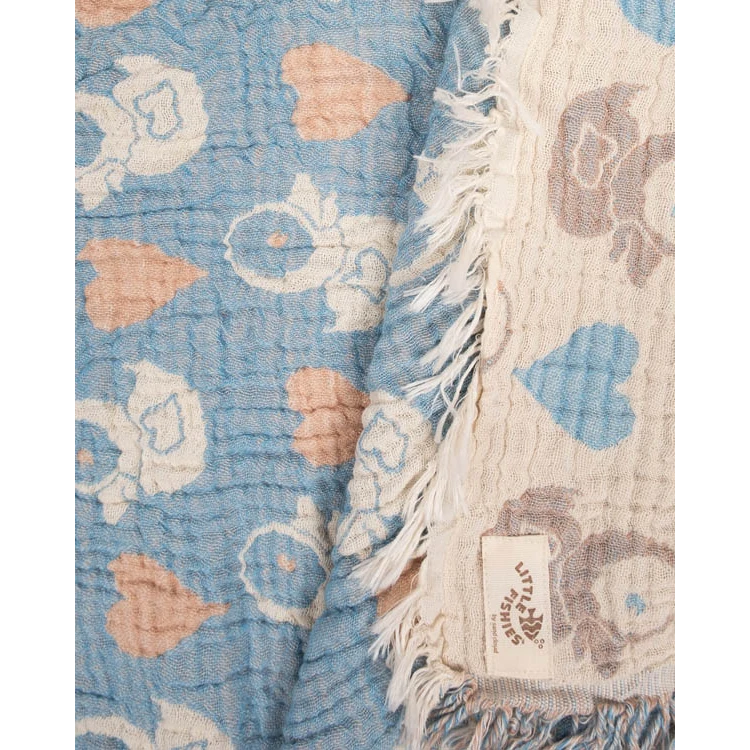 sandcloud Ducky Gauze Receiving Blanket Single With Pouch