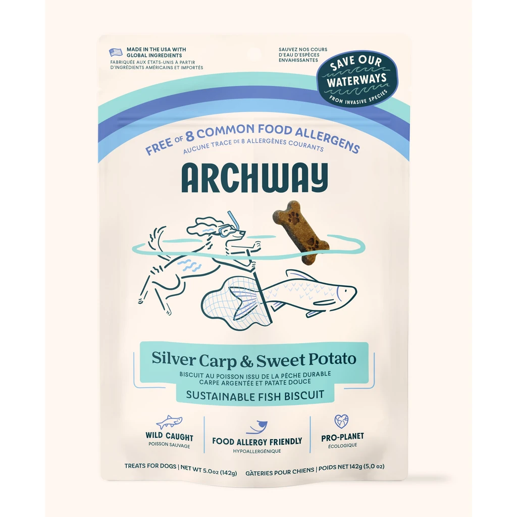 Archway Pet Delicious Doggie Biscuits - Silver Carp and Sweet Potato