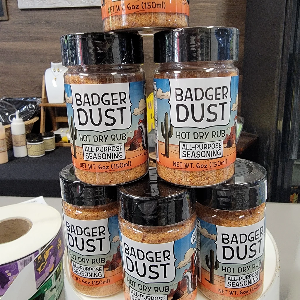Honey Badgers Bee Farm Badger Dust Hot All-Purpose Seasoning