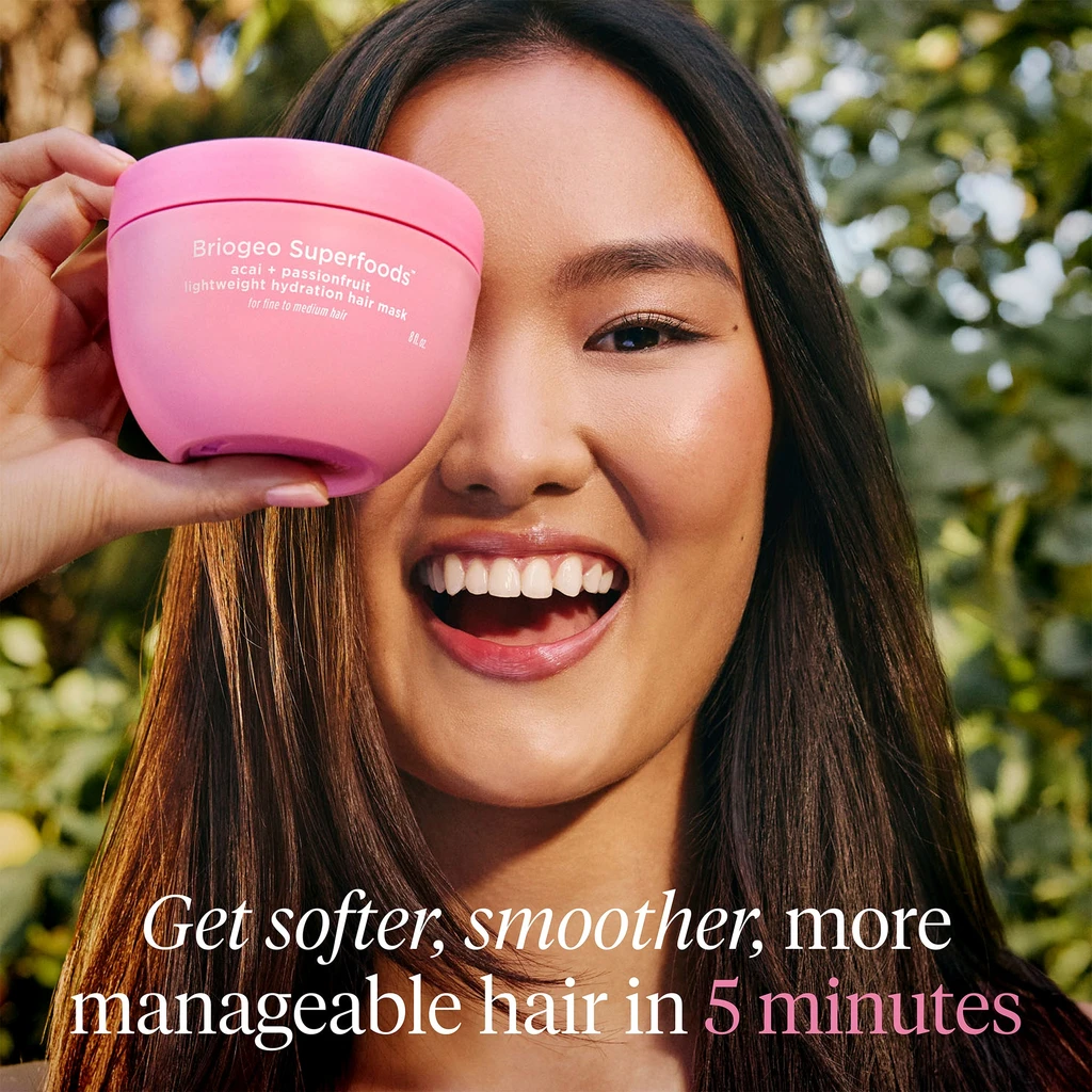 Briogeo Acai + Passionfruit Lightweight Hydration Hair Mask