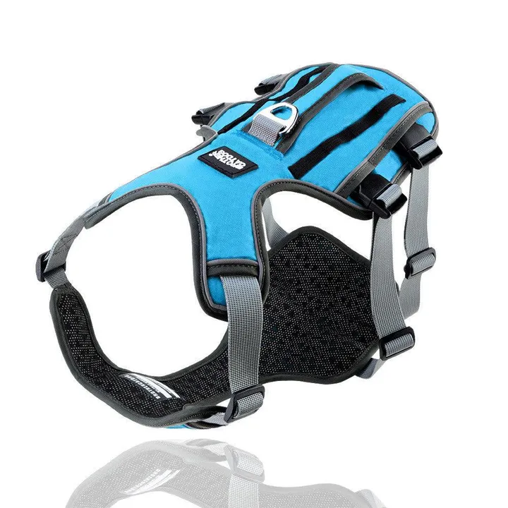 Dog Hugs Cat Reflective Comfortfit Pet Chest Harness Vest With Adjustable Traction