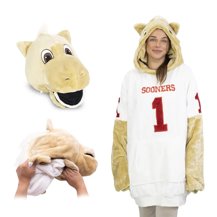 Snugible University Of Oklahoma Sooner | Blanket Hoodie & Pillow