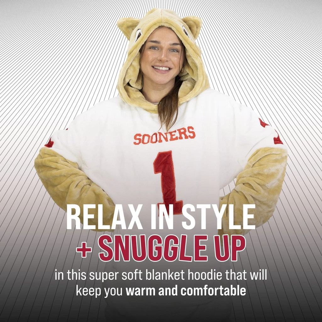 Snugible University Of Oklahoma Sooner | Blanket Hoodie & Pillow