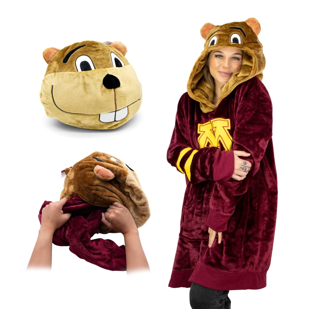 Snugible University Of Minnesota Gophers | Blanket Hoodie & Pillow