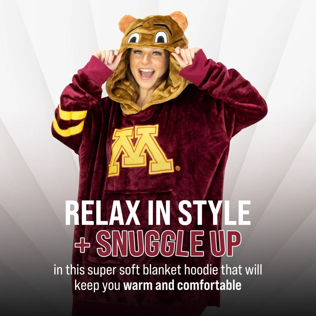 Snugible University Of Minnesota Gophers | Blanket Hoodie & Pillow