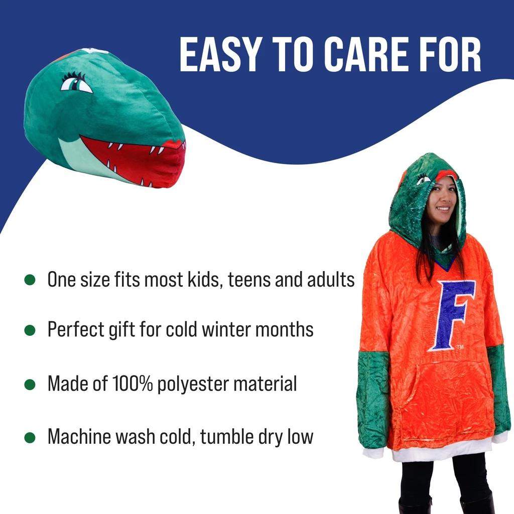 Snugible University Of Florida Albert | Blanket Hoodie & Pillow