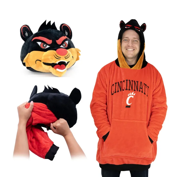 Snugible University Of Cincinnati Bearcats | Blanket Hoodie & Pillow