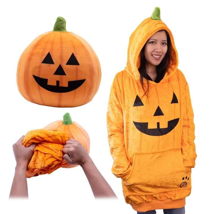 Snugible Pumpkin | Blanket Hoodie & Pillow