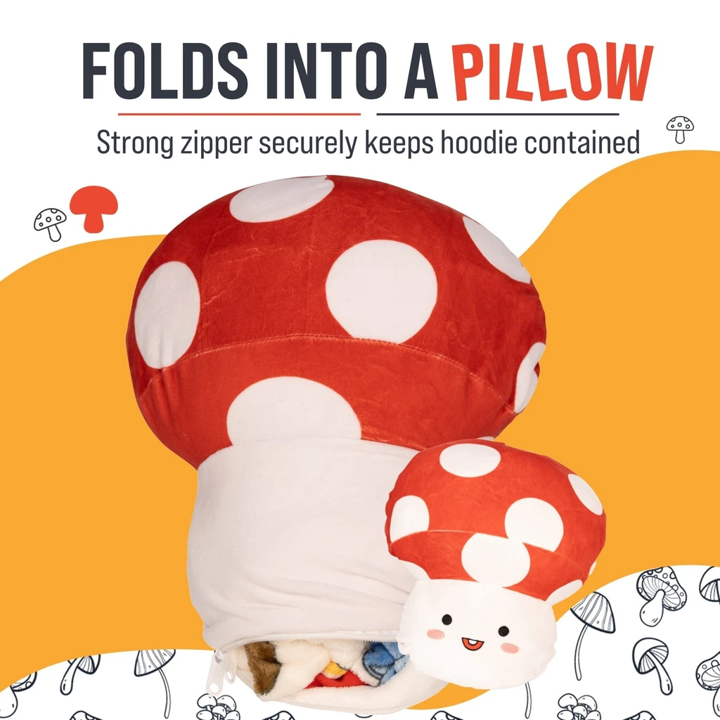 Snugible Mushroom | Blanket Hoodie & Pillow