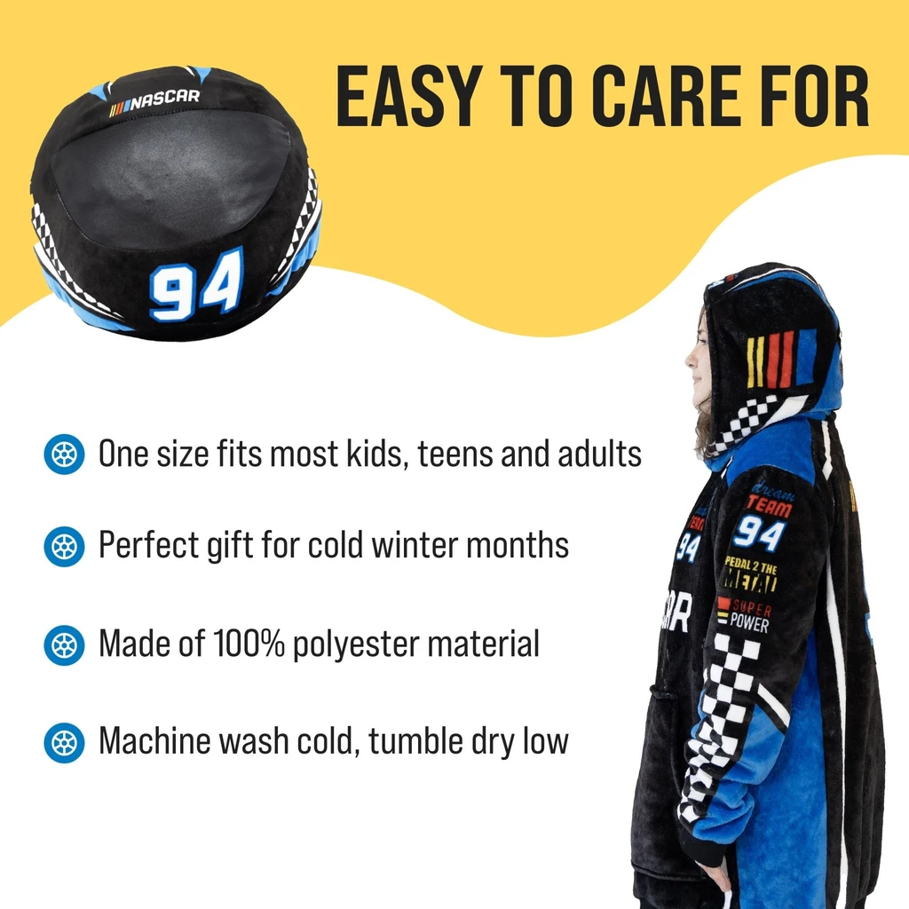 Snugible NASCAR Racing Suit| Blanket Hoodie & Pillow