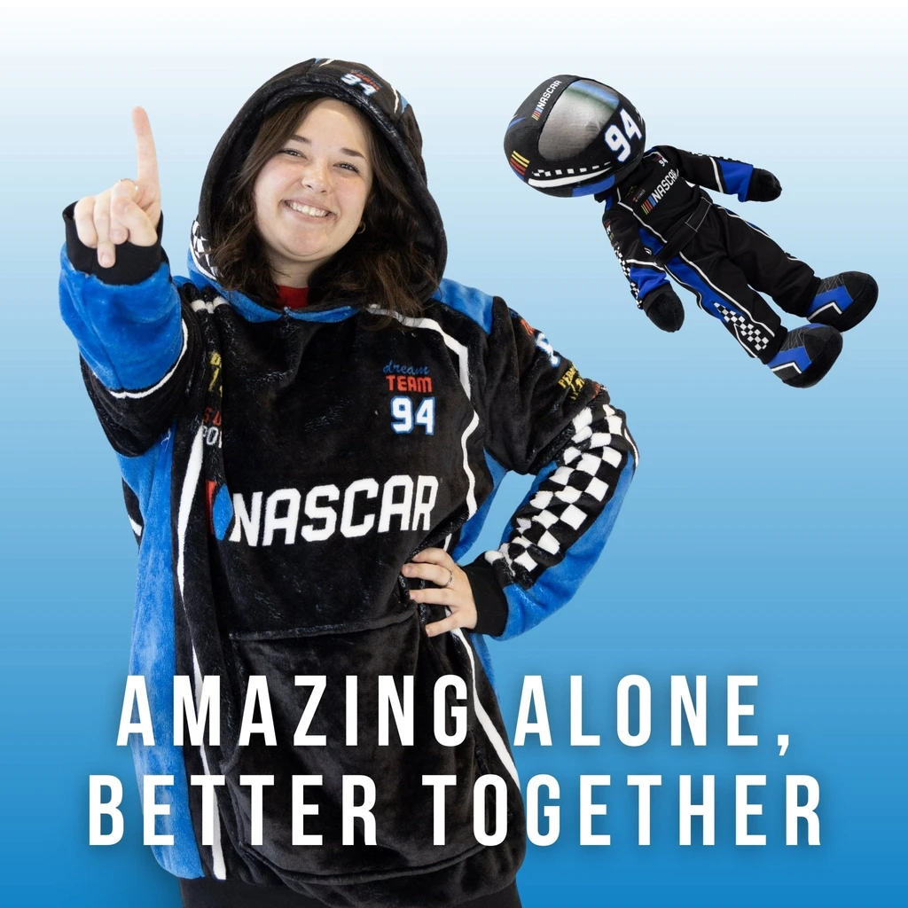 Snugible NASCAR Racing Suit| Blanket Hoodie & Pillow