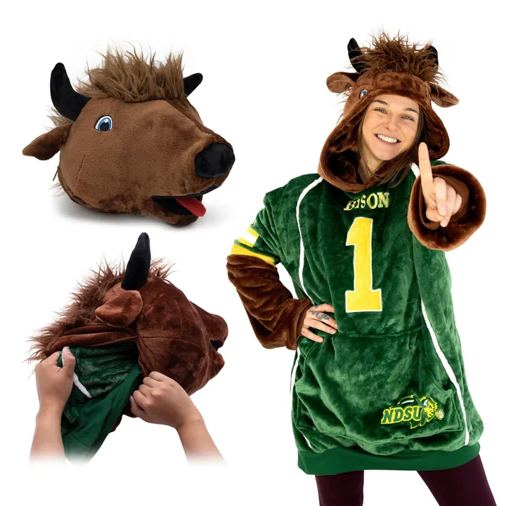 Snugible North Dakota State University | Blanket Hoodie & Pillow