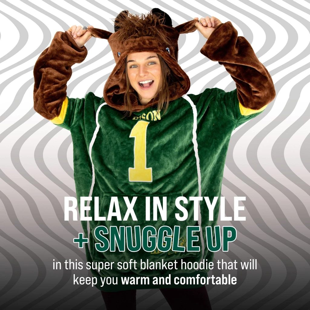 Snugible North Dakota State University | Blanket Hoodie & Pillow