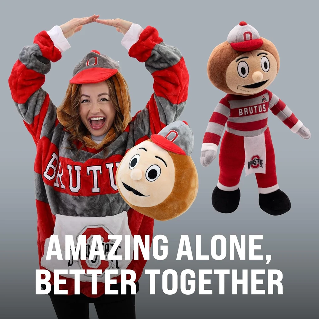 Snugible Ohio State University | Blanket Hoodie & Pillow