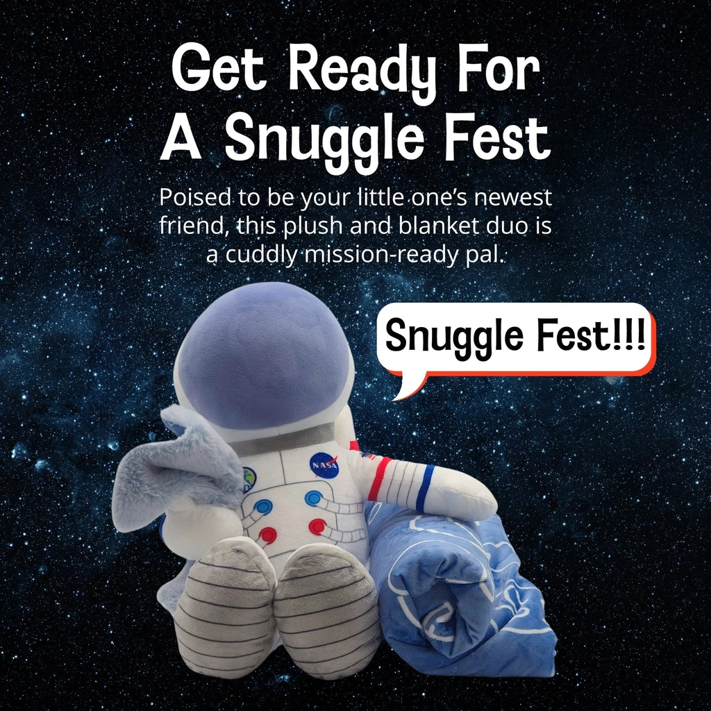 Snugible NASA | Astronaut Blankie Bestie