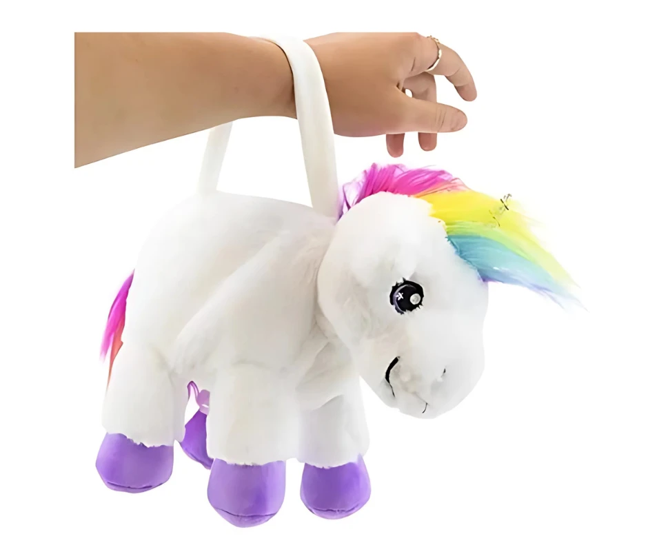 Snugible Plushible Bridging Miles With Smiles Plush Unicorn Purse