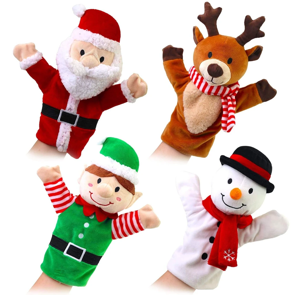 Snugible Plushible Christmas Hand Puppet Sey