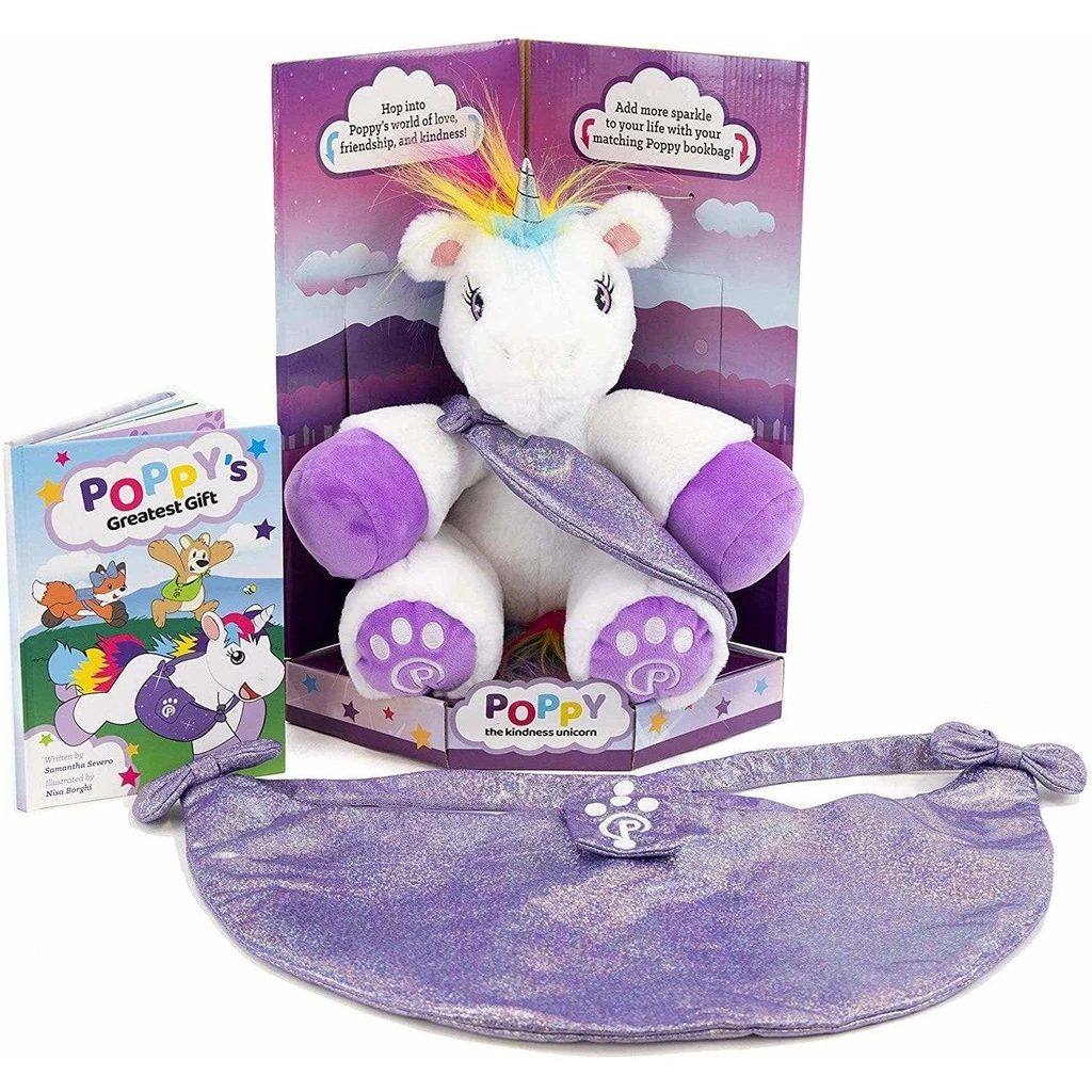 Snugible Unicorn Plushie With Matching Bags And Storybook Travel & Adventure!