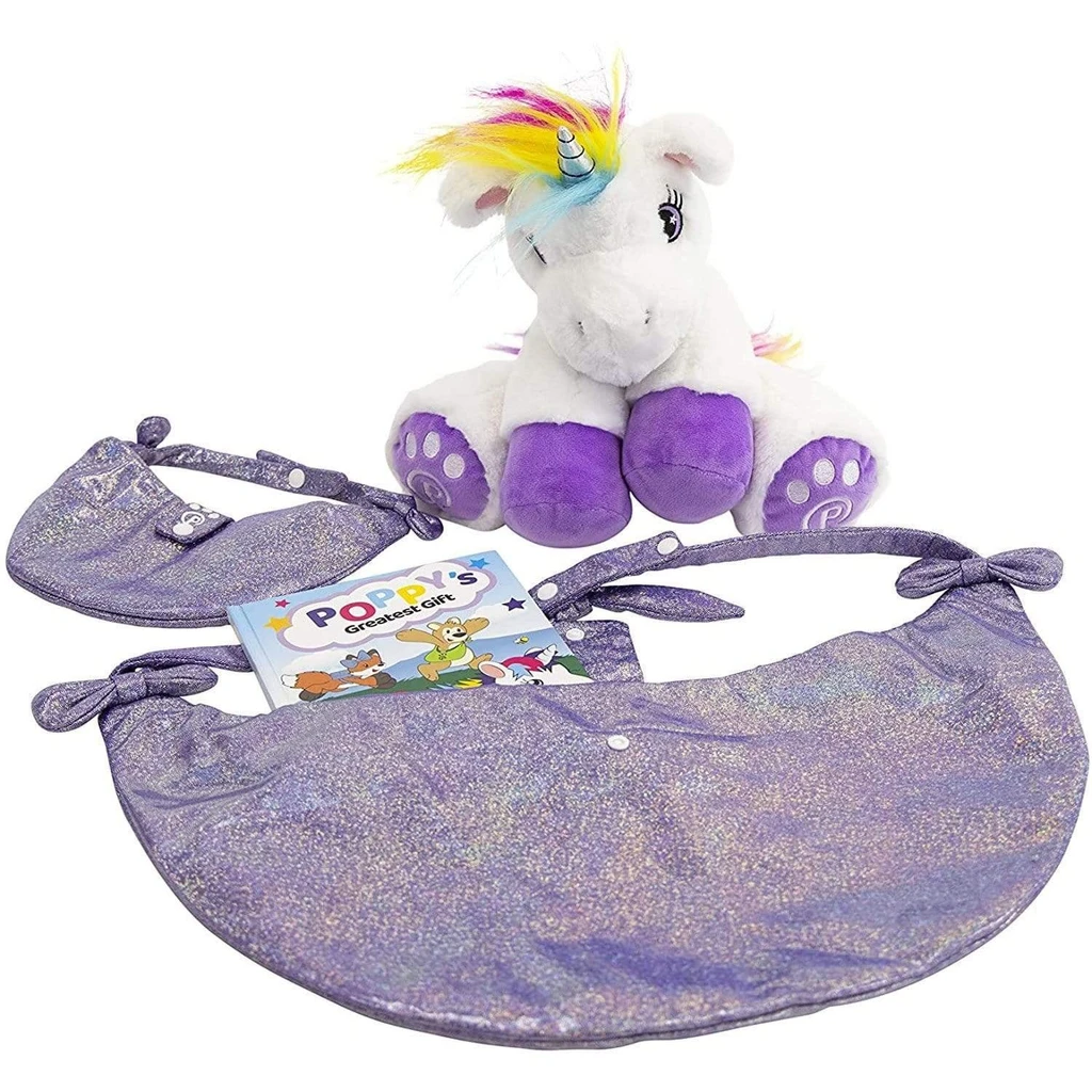 Snugible Unicorn Plushie With Matching Bags And Storybook Travel & Adventure!