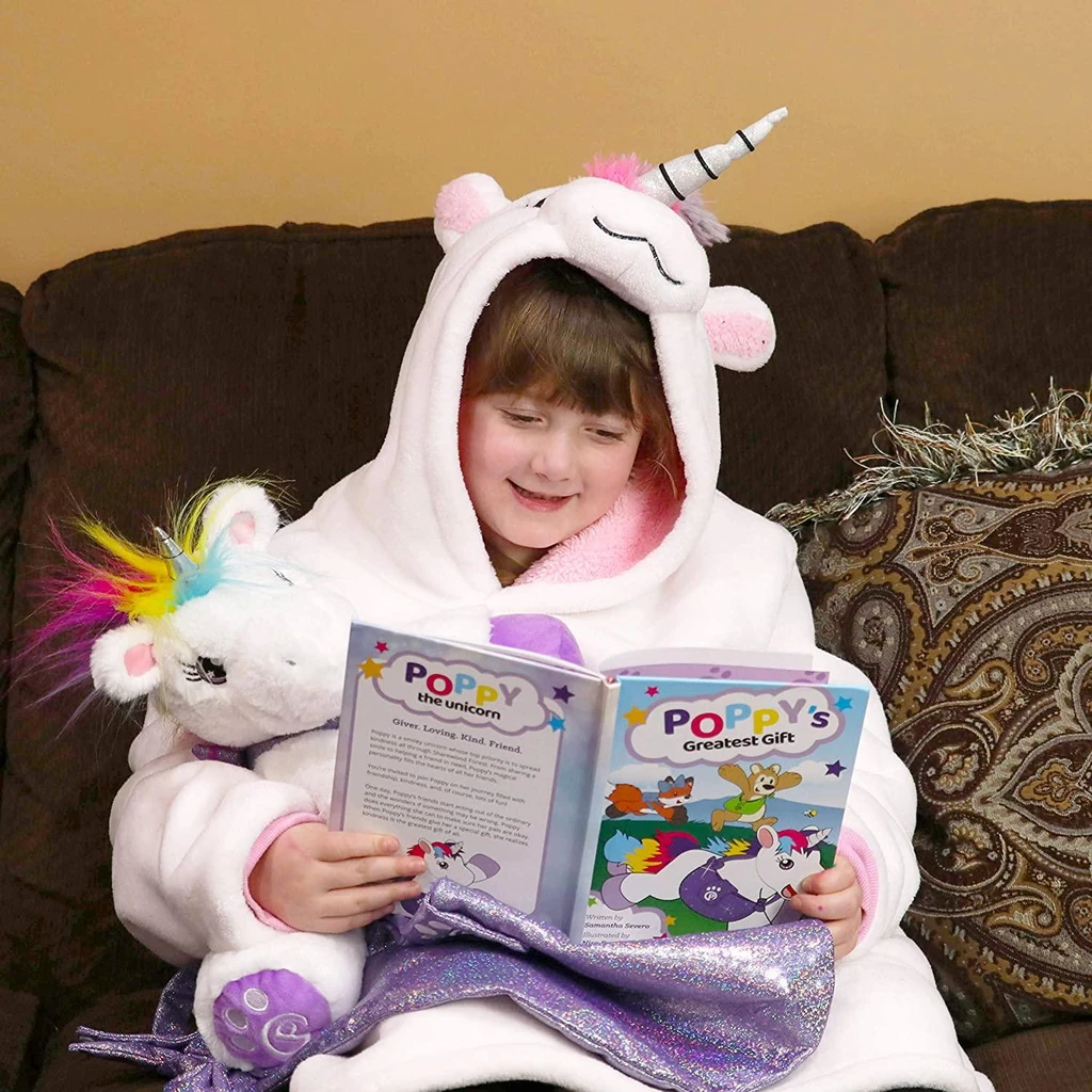 Snugible Unicorn Plushie With Matching Bags And Storybook Travel & Adventure!
