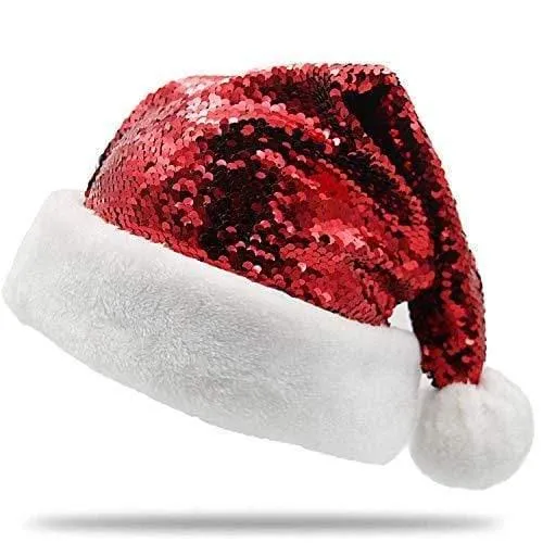 Snugible Plushible Christmas Santa Hat - Color Changing Holiday Hat