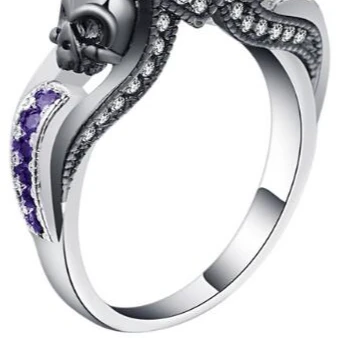 Your Wear Vibes Skull Punk Style Jewelry Ring