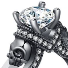 Your Wear Vibes Skull Punk Style Jewelry Ring