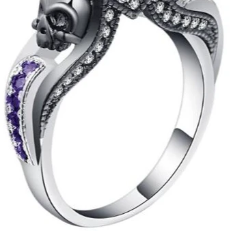 Your Wear Vibes Skull Punk Style Jewelry Ring