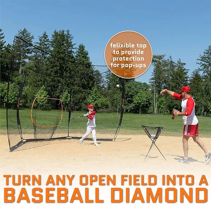 Aceletiqs Batting Cage Net For Hitting And Pitching