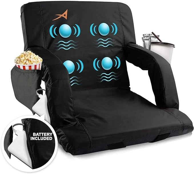 Aceletiqs Massage Bleacher Seat With Backrest