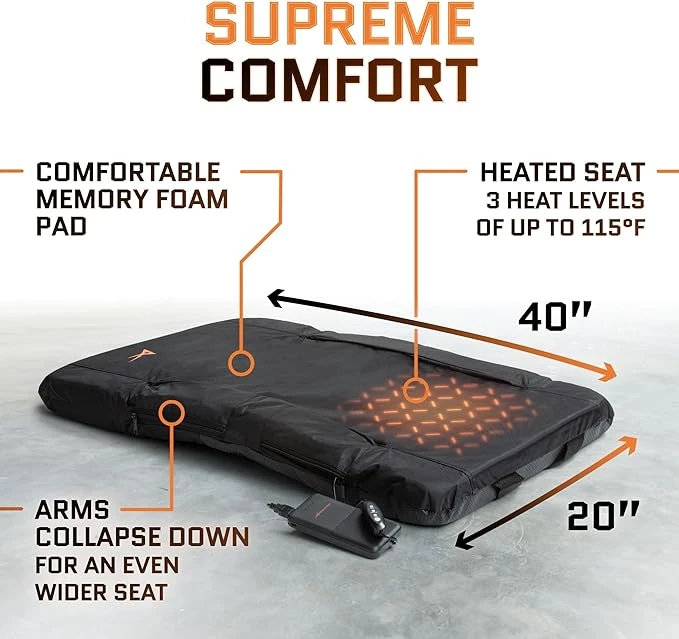 Aceletiqs Massage Bleacher Seat With Backrest
