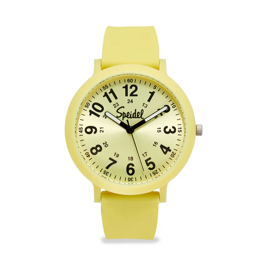 Speidel Speidel Eco Color Pop Recyclable Easy Reader Watch – Men's Eco-Friendly Watch with Large Numbers, Classic Dial, Recyclable Case, and Easy-to-Read Face