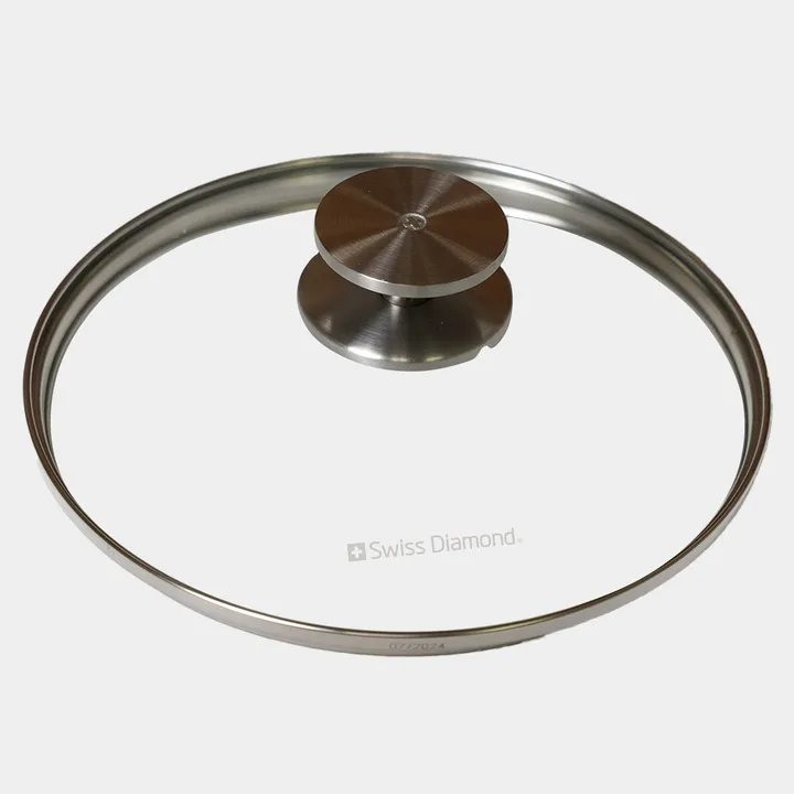 Swiss Diamond CXD Tempered Glass Lid with Stainless Steel Knob