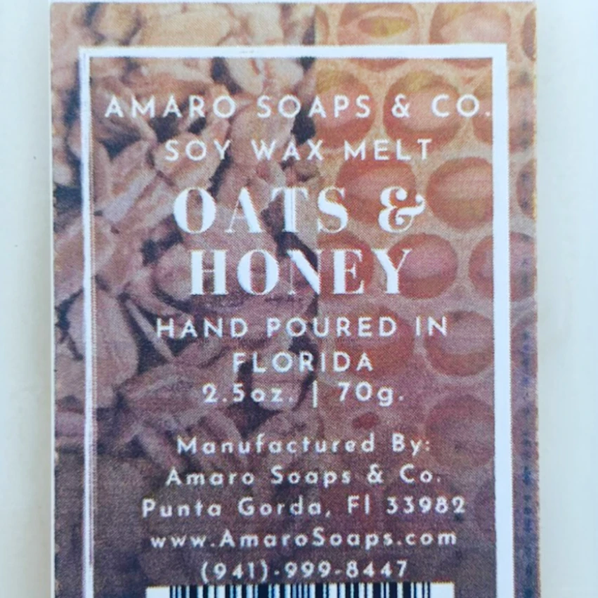 Amaro Soaps Soy Wax Melt