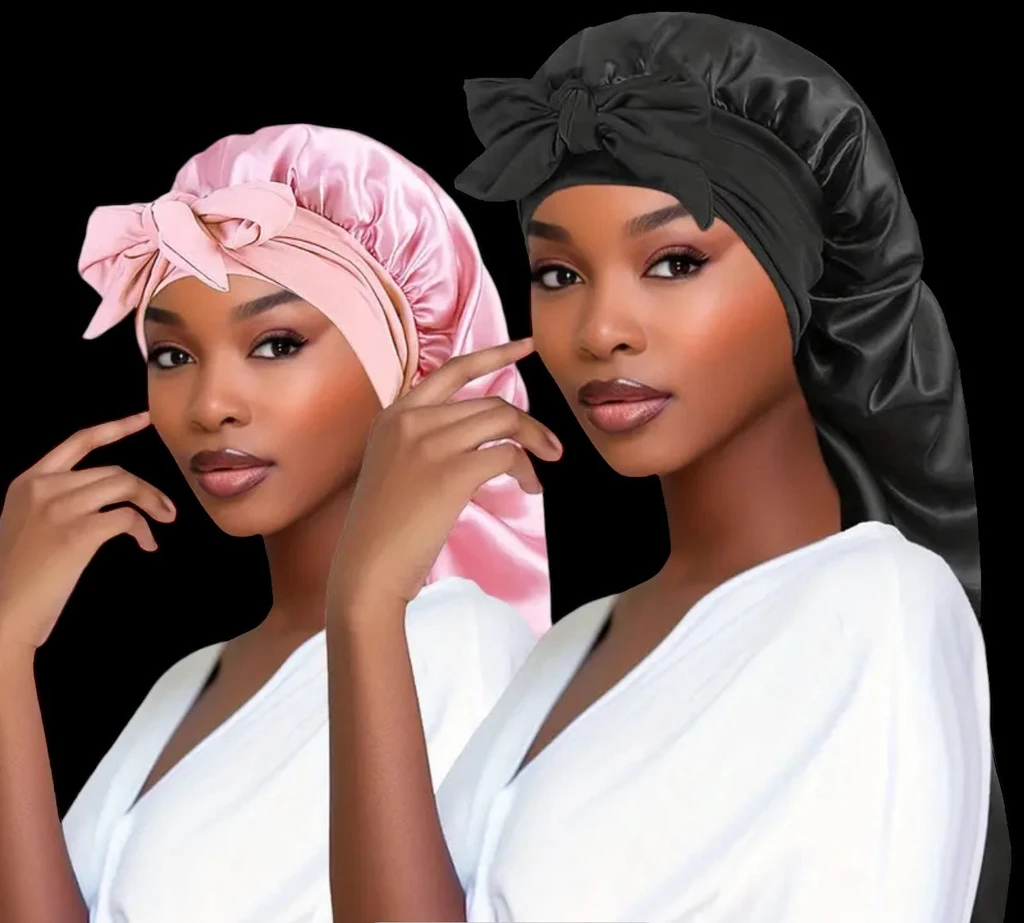 Your Wear Vibes Long Satin Hair Bonnet for Braids