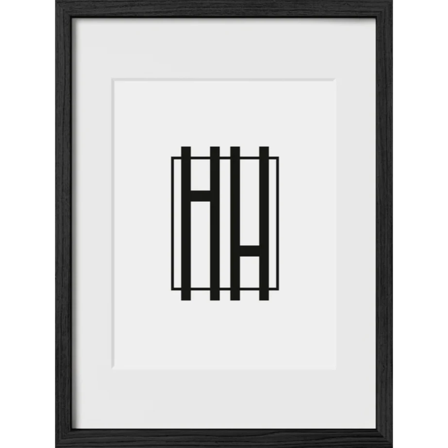 Haus and Hues Set Of 4 Gallery Frames - With Matting - Frames Only, No Printing