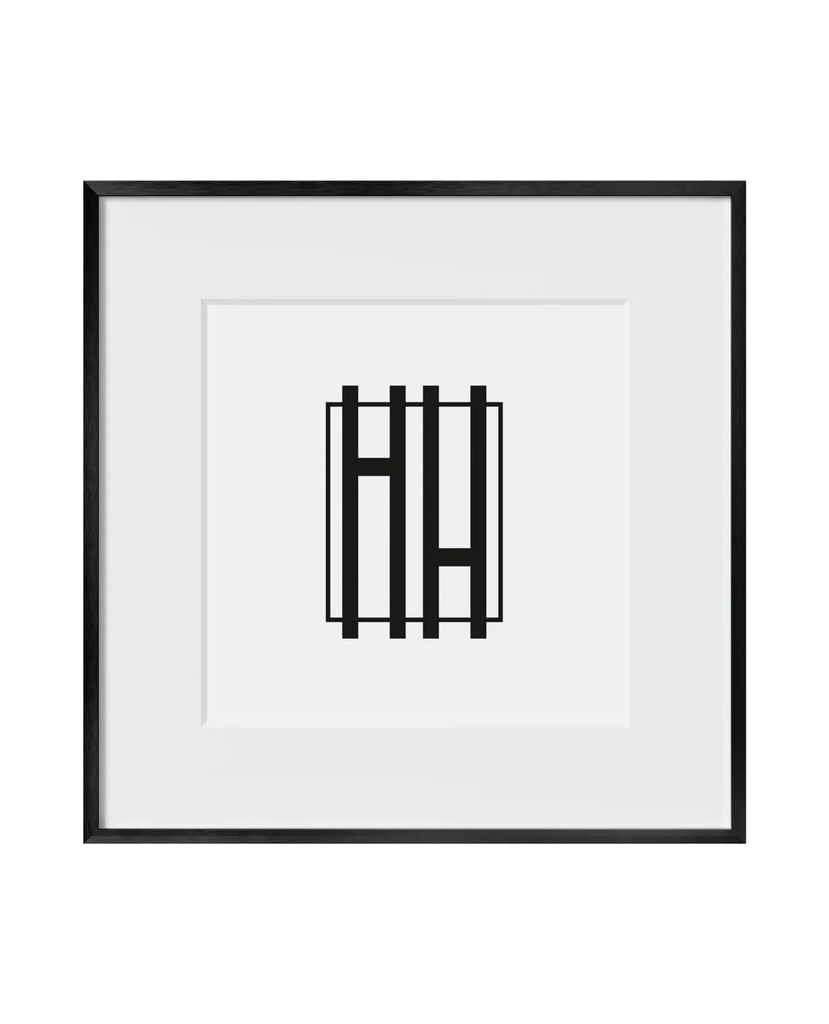 Haus and Hues Set Of 6 Gallery Frames - With Matting - Frames Only, No Printing